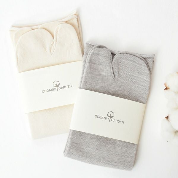 オーガニックコットン ゴムなし足袋型ソックス