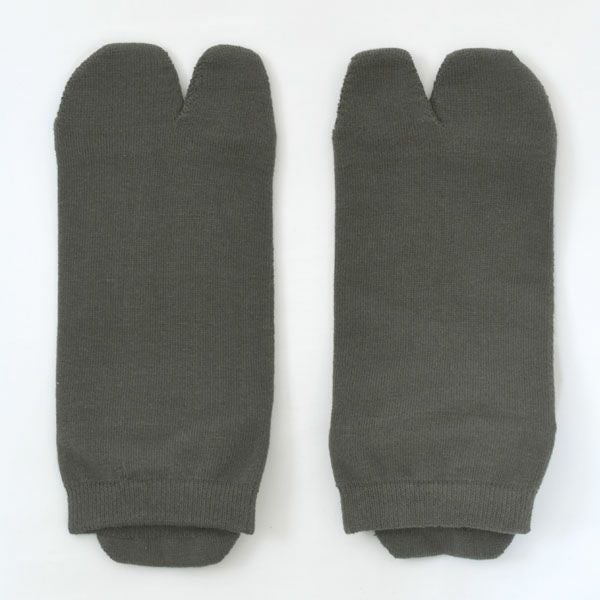 オーガニックコットン 五倍子足袋型パイルソックス