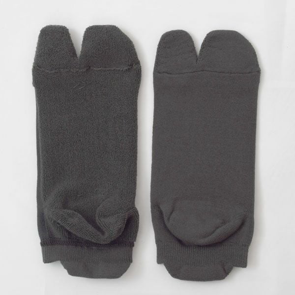 オーガニックコットン 五倍子足袋型パイルソックス