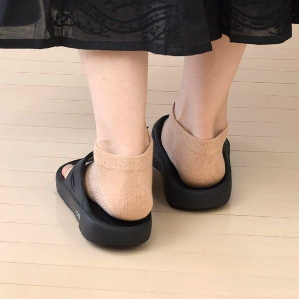 オーガニックコットン 五本指フィンガーレスソックス