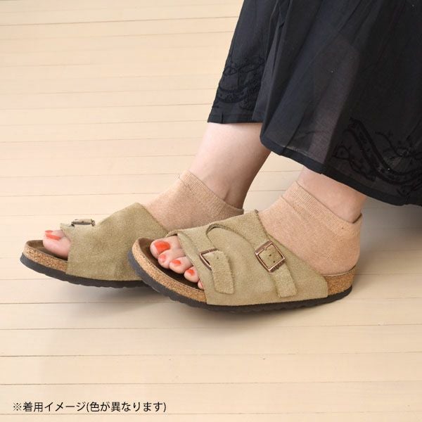 オーガニックコットン 五倍子五本指フィンガーレスソックス