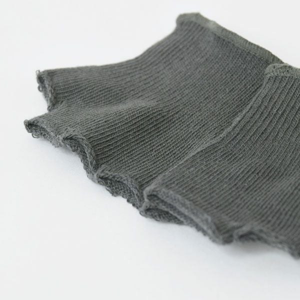 オーガニックコットン 五倍子五本指フィンガーレスパーツソックス