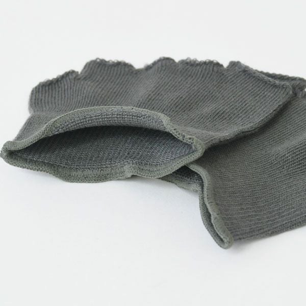 オーガニックコットン 五倍子五本指フィンガーレスパーツソックス