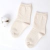 オーガニックコットン キッズ鹿の子編みソックス