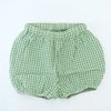 オーガニックコットン ベビーサッカーチェックブルマ
