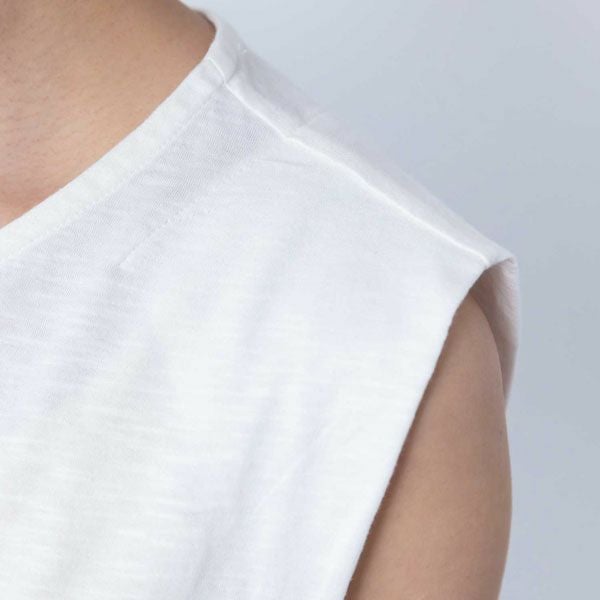 オーガニックコットン 天竺ノースリーブトップ