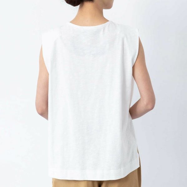 オーガニックコットン 天竺ノースリーブトップ