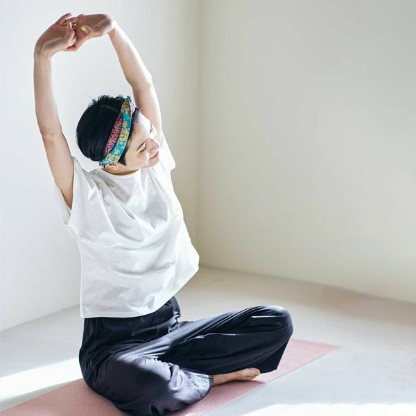 オーガニックコットン ストレッチジョガーパンツ