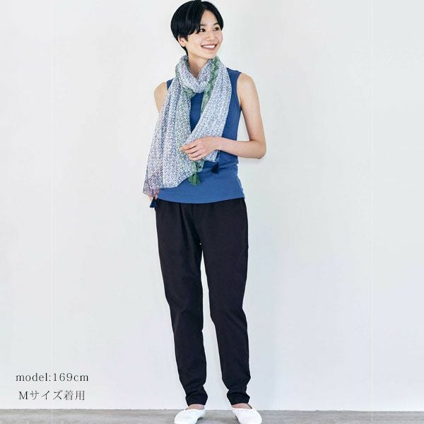 オーガニックコットン ストレッチリラックスパンツ