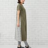 オーガニックコットン バックプリントワンピース