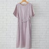 オーガニックコットン ダブルガーゼギャザーワンピース