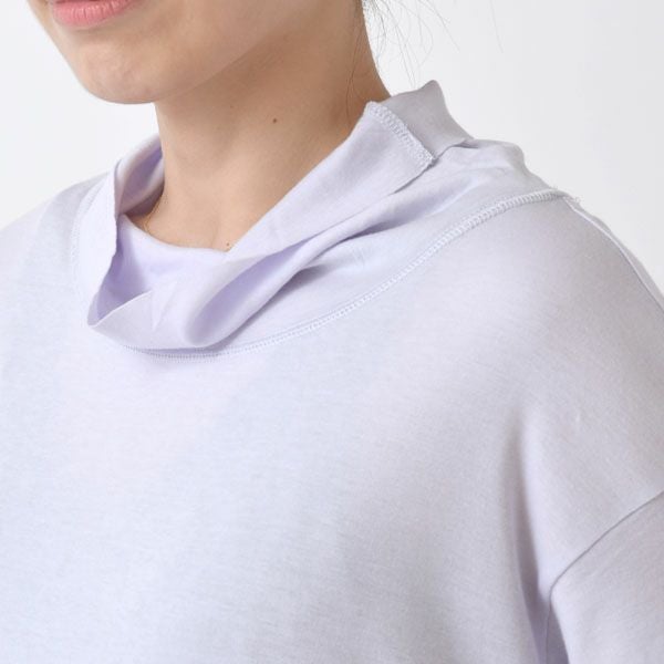 オーガニックコットン ネックフレアーTシャツ