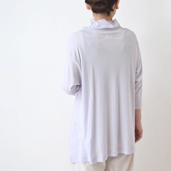 オーガニックコットン ネックフレアーTシャツ