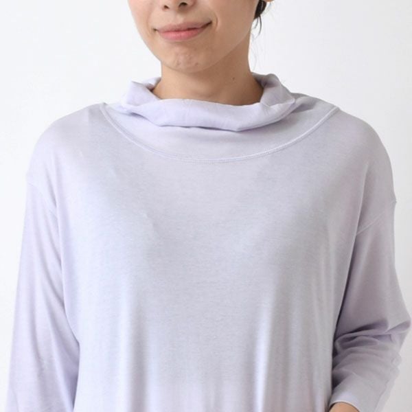 オーガニックコットン ネックフレアーTシャツ