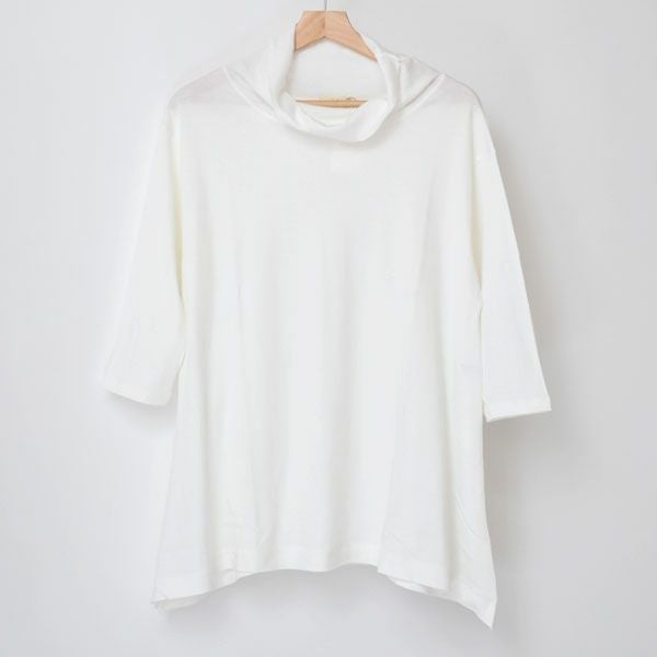 オーガニックコットン ネックフレアーTシャツ