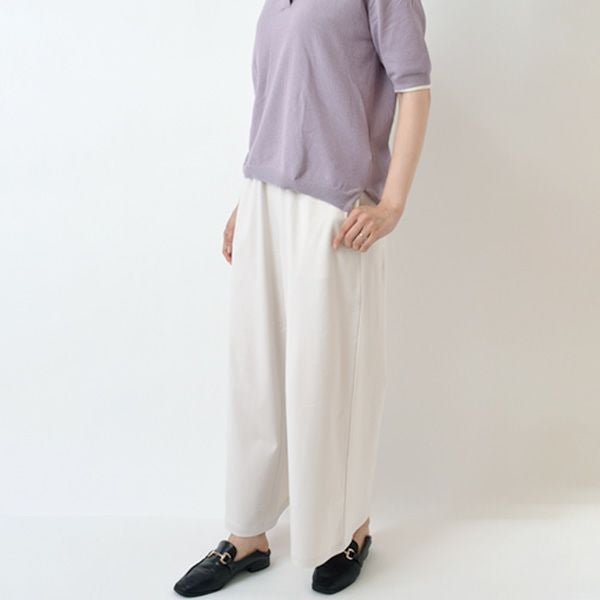 オーガニックコットン お気に入り ワイドパンツ