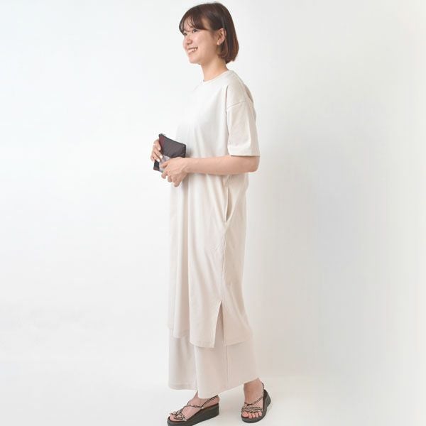 オーガニックコットン お気に入り ワイドパンツ