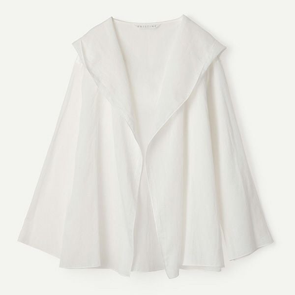 オーガニックコットン＆和紙 ボイルフードローブジャケット