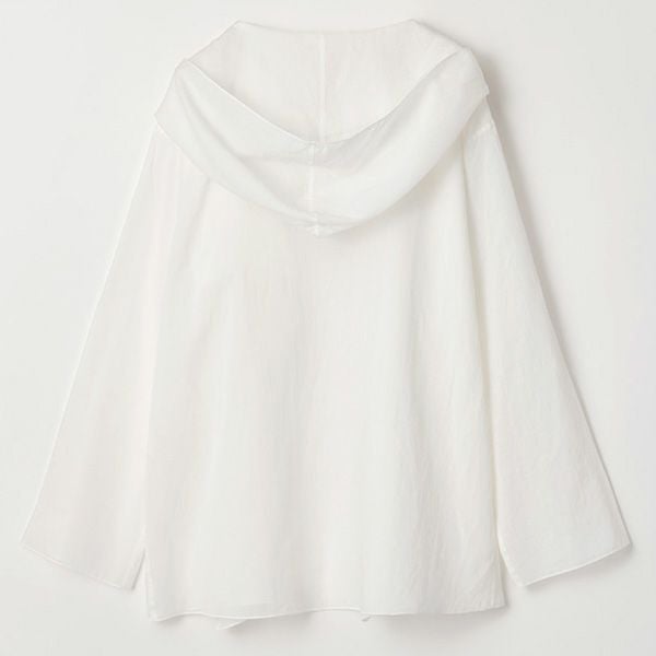 オーガニックコットン＆和紙 ボイルフードローブジャケット