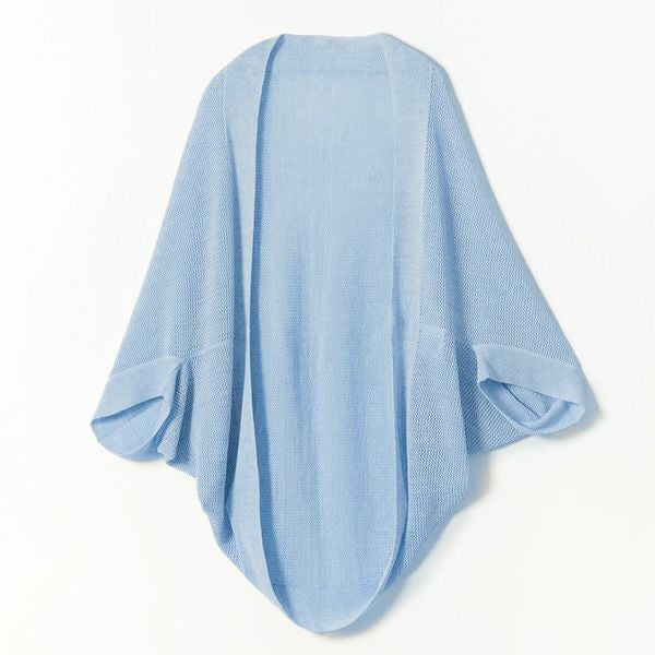 オーガニックコットン＆リネン草木染めメッシュボレロ