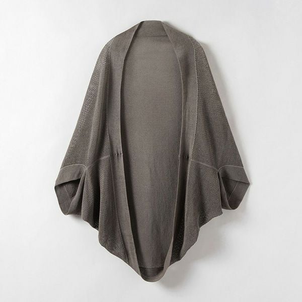 オーガニックコットン＆リネン草木染めメッシュボレロ