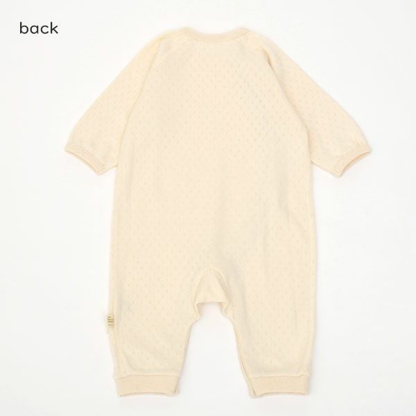 オーガニックコットン 新生児用薄手カバーオール