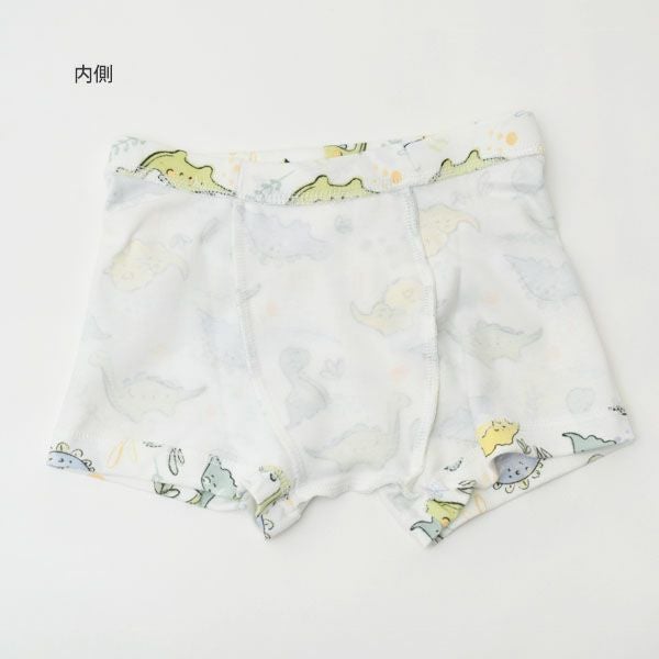 オーガニックコットン キッズボクサーパンツ Dino