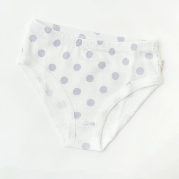 オーガニックコットン ガールズショーツ LavenderDot