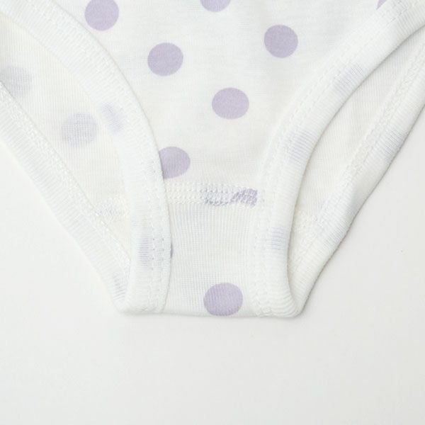 オーガニックコットン ガールズショーツ LavenderDot