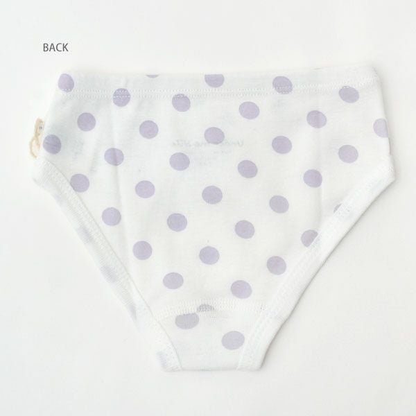オーガニックコットン ガールズショーツ LavenderDot
