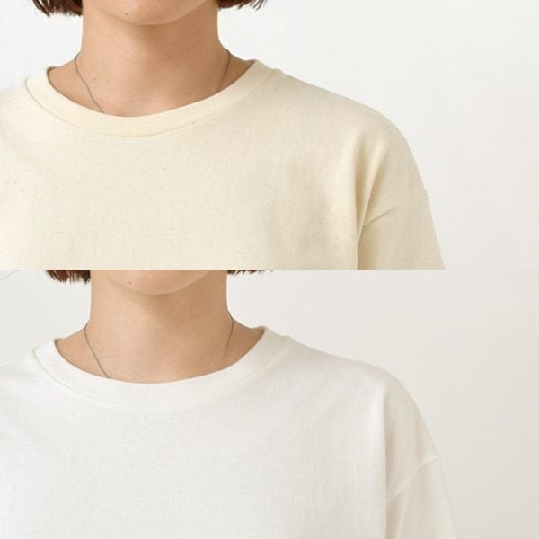 １円から　wtw　Tシャツ　１００％　コットン　ホワイト　アメリカ製　メイド　イン　カリフォルニア　ロンハーマン レディース プレミアムコットンTシャツ 定番 綿100 白T 上質コットン100%のドレスTシャツ&frasl;ボートネック七分袖&frasl;ホワイト