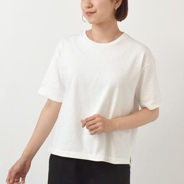 オーガニックコットン レディース コンパクトTシャツ HW10/1