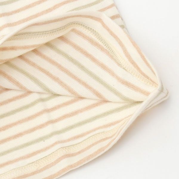 オーガニックコットン キッズボーダーT＆ワッフルショートパンツ