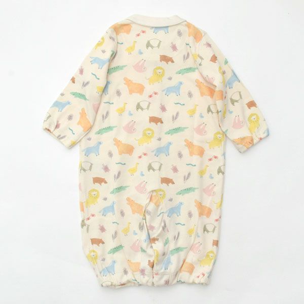 オーガニックコットン ベビーアニマルプリント2WAYドレス