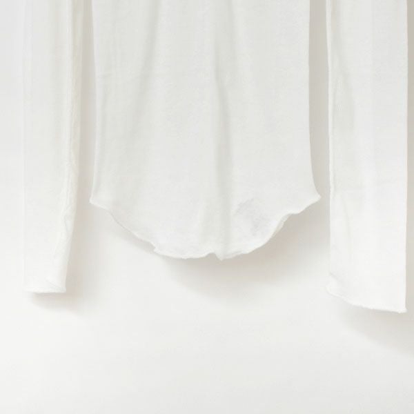 オーガニックコットン フロストテレコ長袖プルオーバー