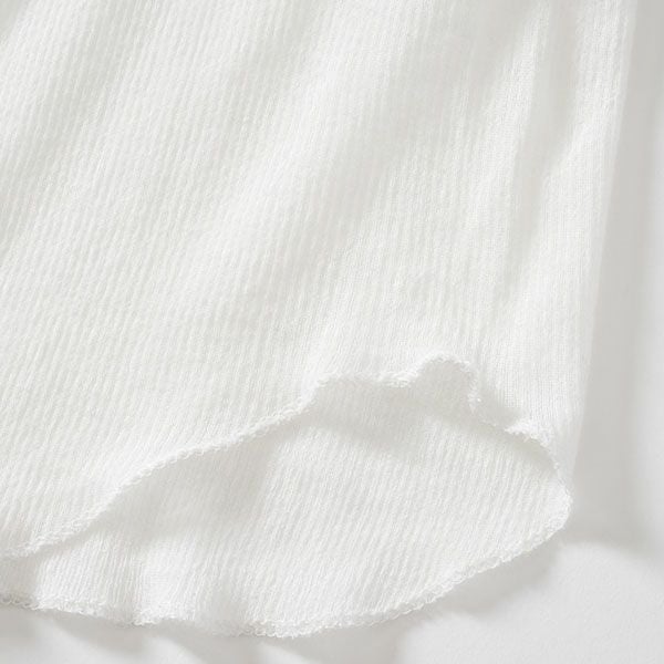 オーガニックコットン フロストテレコ長袖プルオーバー