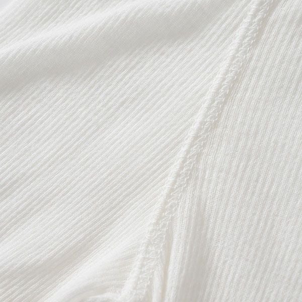 オーガニックコットン フロストテレコ長袖プルオーバー