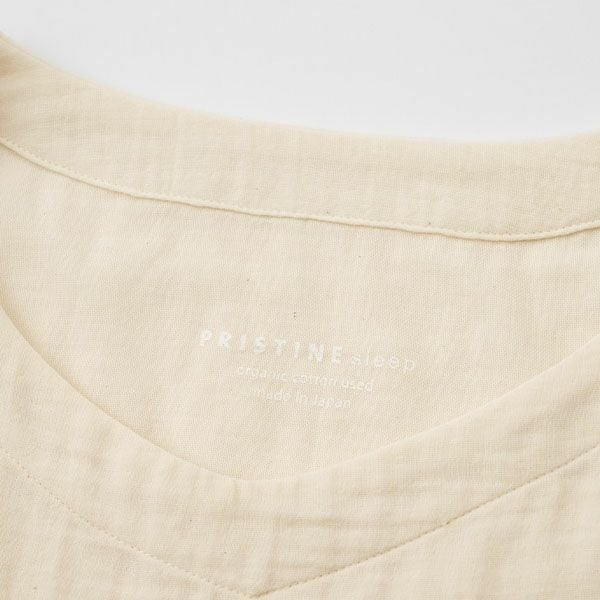 オーガニックコットン 追撚ダブルガーゼパジャマ