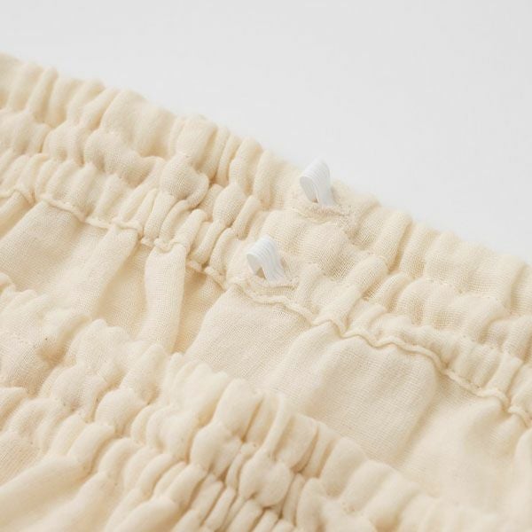 オーガニックコットン 追撚ダブルガーゼパジャマ