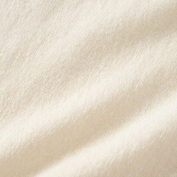 オーガニックコットン ペーパーコットン Vネックカーディガン