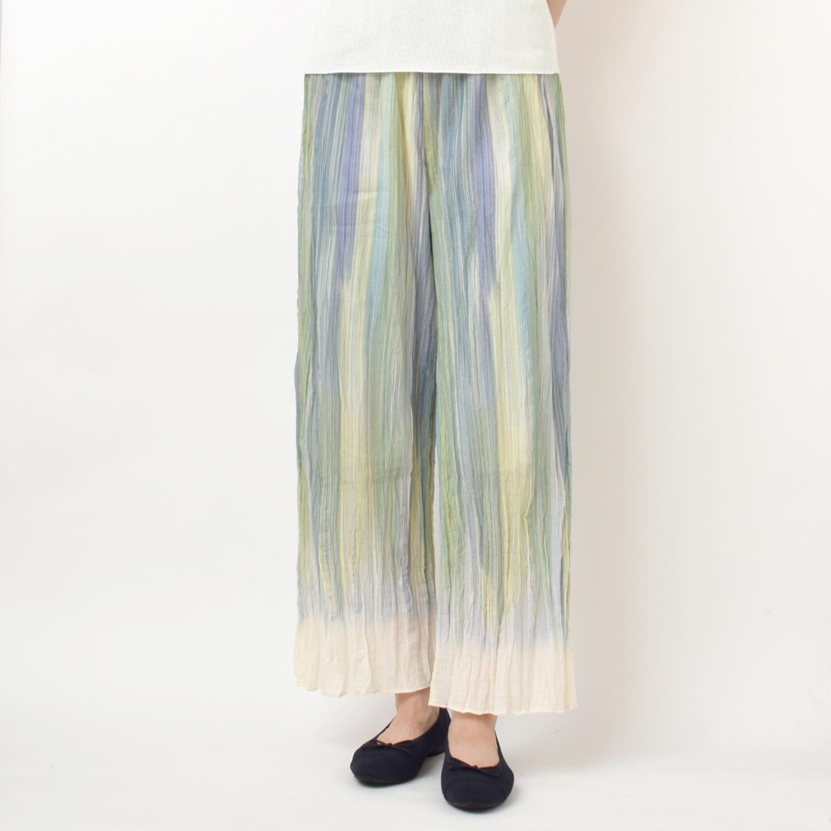オーガニックコットン waterfallパンツ