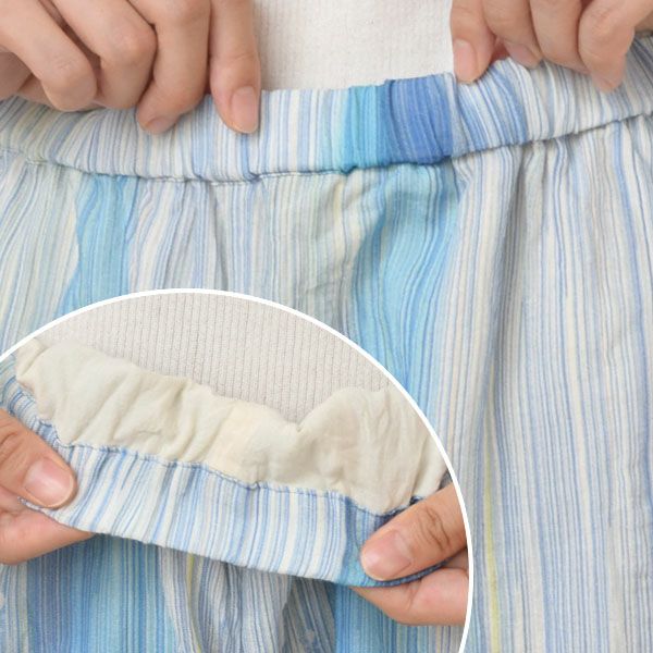 オーガニックコットン waterfallパンツ