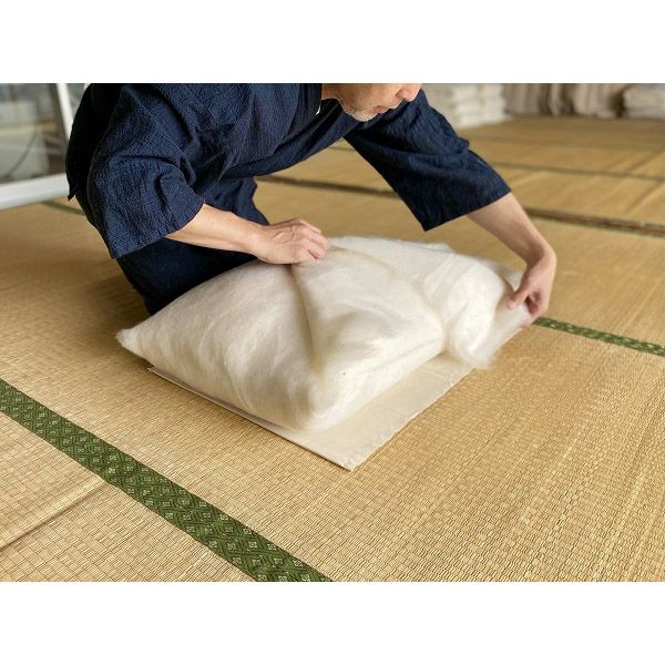 オーガニックコットン CS対応 まくら 薄めタイプ 43×63