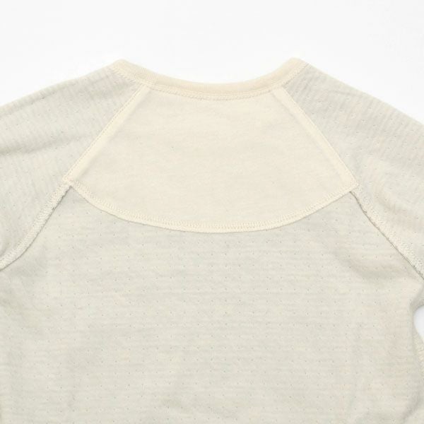 オーガニックコットン&ヤク ベビーエアニットボーダーカバーオール