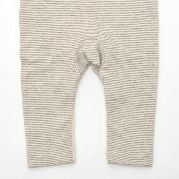 オーガニックコットン&ヤク ベビーエアニットボーダーカバーオール