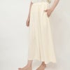オーガニックコットン ペーパーコットン天竺フロントタックスカート