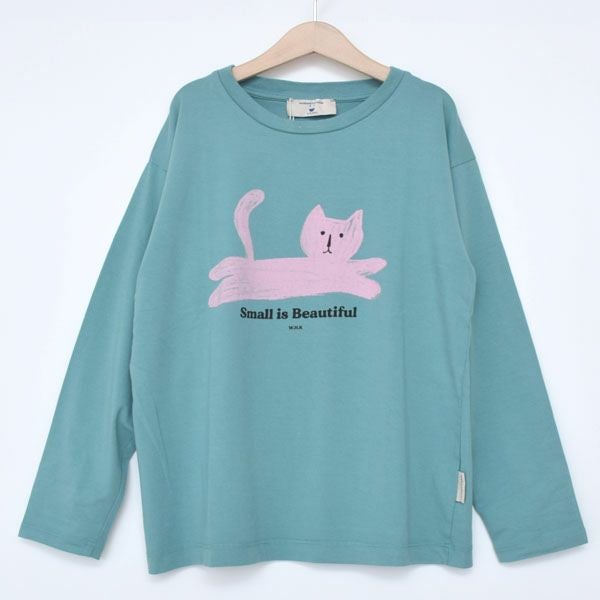 オーガニックコットン キッズＴシャツ(長袖)Cat