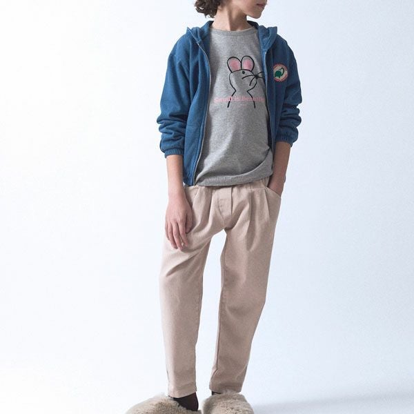 オーガニックコットン キッズＴシャツ(長袖)Mouse