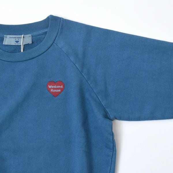 オーガニックコットン キッズスウェットシャツWHK