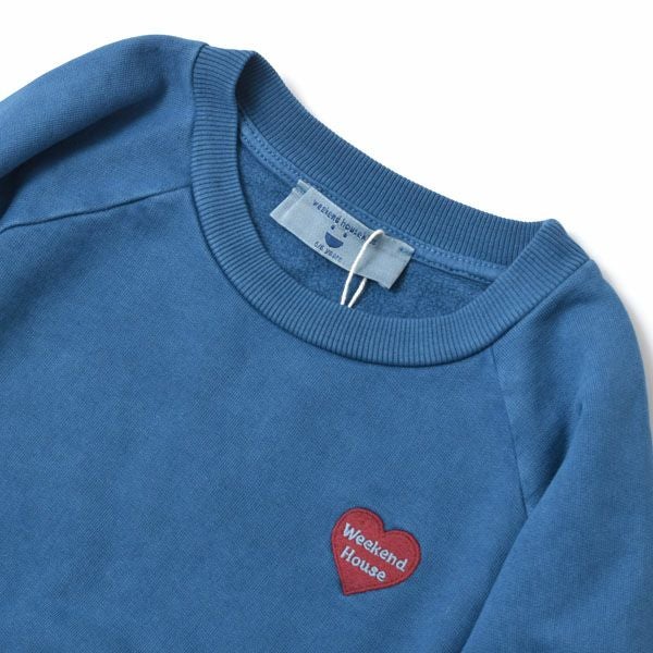 オーガニックコットン キッズスウェットシャツWHK